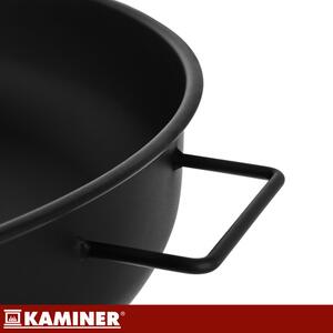 Vrtni kamin 80 cm - veliki vrtni kamin na drva s ručkama