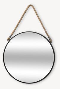 Atmosphera - Zidno ogledalo EDEN pr. 38 cm crna