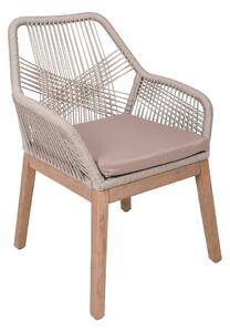 Bež vrtna stolica od masivnog drveta Pomona – Garden Pleasure