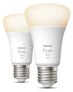 Philips Hue LED PAMETNA PRIGUŠIVA ŽARULJA E27 2700K 800 lm 2 KOM 8719514319028