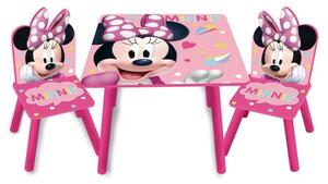 Dječji stol s stolicama Minnie Mouse