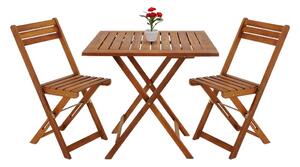 Casaria Balkonski set od akacijevog drveta