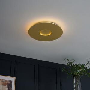 Moderna stropna svjetiljka zlatna 40 cm uklj. LED s mogućnošću prigušivanja u 3 koraka - Morning