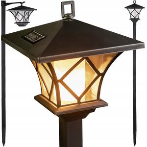 Visoka 53 LED solarna vrtna lampa do 155 cm