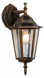 Vanjska zidna svjetiljka ARRAIA 1xE27/15W/230V IP44 bronca patina
