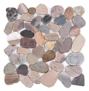 Mozaik pločica Kiesel XKS 404 (31,5 x 31,5 cm, Bež-sive boje, Mat)