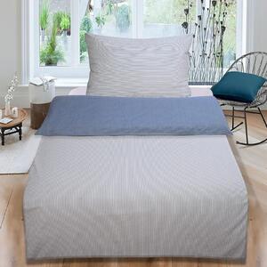 Pamučna posteljina MODERNA bijelo-plava Dimenzije posteljine: 70 x 90 cm | 140 x 200 cm