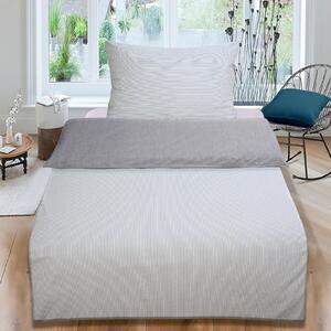 Pamučna posteljina MODERNA bijelo-siva Dimenzije posteljine: 70 x 90 cm | 140 x 200 cm