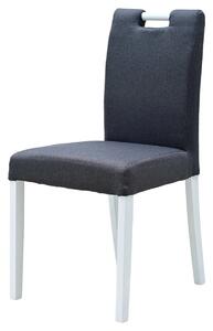 Blagovaonska stolica TIMA-Antracit / bijele noge