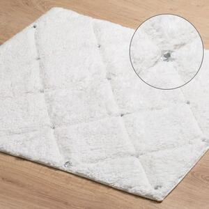 Luksuzni tepih CHIC s kristalima - bijeli Širina: 60 cm | Duljina: 90 cm