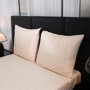 Hotelska posteljina od mikrovlakna JASMINE šampanj - pruga 2 cm Dimenzije posteljine: 70 x 90 cm | 140 x 200 cm