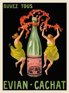 Reprodukcija Drink All Wine, Leonetto Cappiello