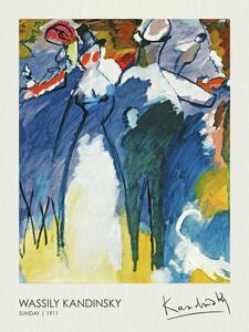 Reprodukcija Sunday (1911), Wassily Kandinsky