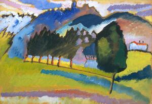 Reprodukcija Landscape with Rolling Hills (1910), Wassily Kandinsky