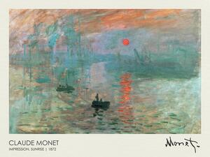 Reprodukcija Impression, Sunrise (1872), Claude Monet