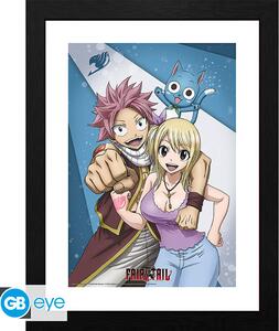 Uokvireni poster Fairy Tail - Nutsu & Lucy