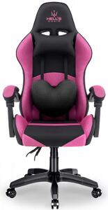 Gaming stolica Rainbow ružičasto-crna mrežica