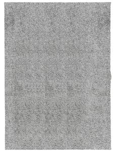 VidaXL Čupavi moderni tepih s visokim vlaknima sivi 140x200 cm