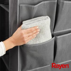 Sivi tekstilni ormar 105x161 cm – Rayen