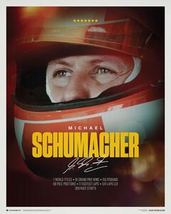 Michael Schumacher - Keep Fighting - 2023 Reprodukcija umjetnosti, (40 x 50 cm)