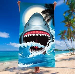 Ručnik za plažu s morskim psom Širina: 100 cm | Duljina: 180 cm