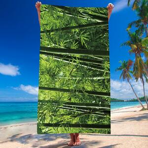 Ručnik za plažu s motivom bambusa Širina: 100 cm | Duljina: 180 cm