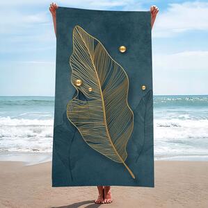 Ručnik za plažu sa zlatnim listićima Širina: 100 cm | Duljina: 180 cm
