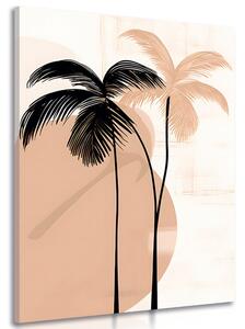Slika apstraktni botanički oblici palme