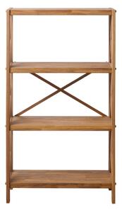 Regal od punog hrasta u prirodnoj boji 70x124 cm X-Shelf – Unique Furniture
