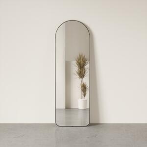 Ogledalo HUB ovalno 51x157,5 cm srebro