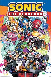 Poster Sonic The Hedgehog - Sonic Comic Characters