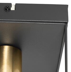 Minimalistička stropna lampa crna sa zlatom - Kodi