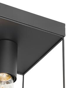 Minimalistička stropna svjetiljka crna 3 svjetla - Kodi