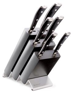 Wüsthof - Set kuhinjskih noževa na stalku CLASSIC IKON 7 kom crna