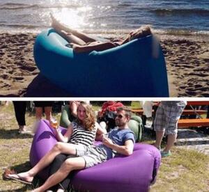 Air sofa - lako se puni zrakom i u samo par sekundi spremna HIT PROIZVOD