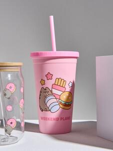 Sinsay - Šalica s poklopcem i slamkom Pusheen the Cat