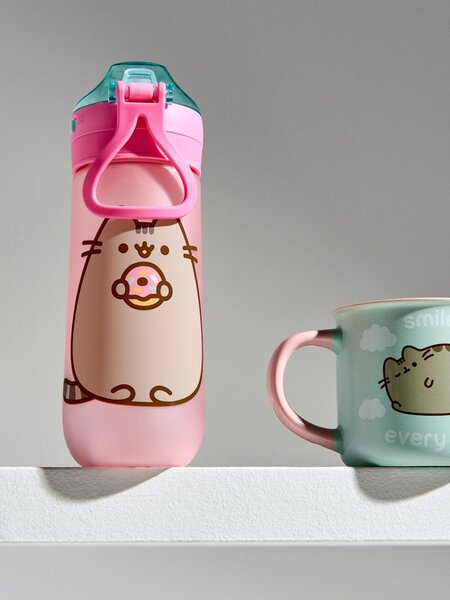 Sinsay - Boca za vodu s ručkom i slamkom Pusheen the Cat