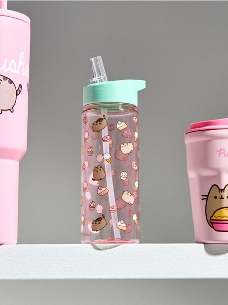 Sinsay - Boca za vodu s ručkom i slamkom Pusheen the Cat