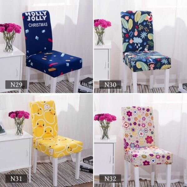 New Style - Rastezljive navlake za stolce u dezenima