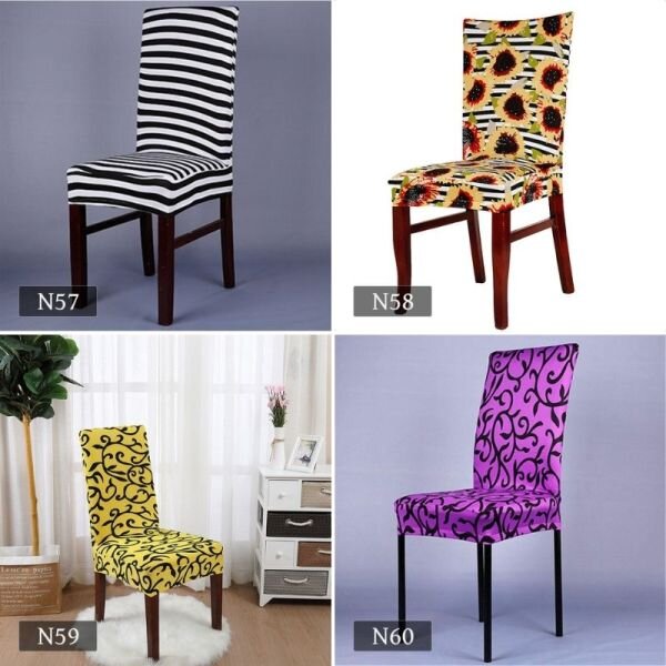 New Style - Rastezljive navlake za stolce u dezenima