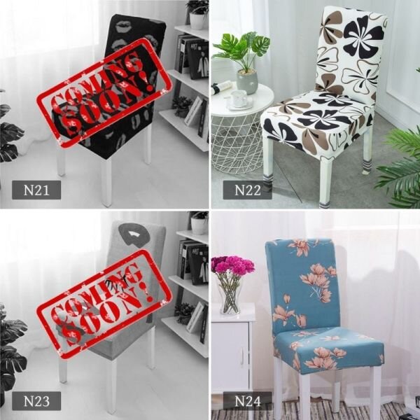 New Style - Rastezljive navlake za stolce u dezenima