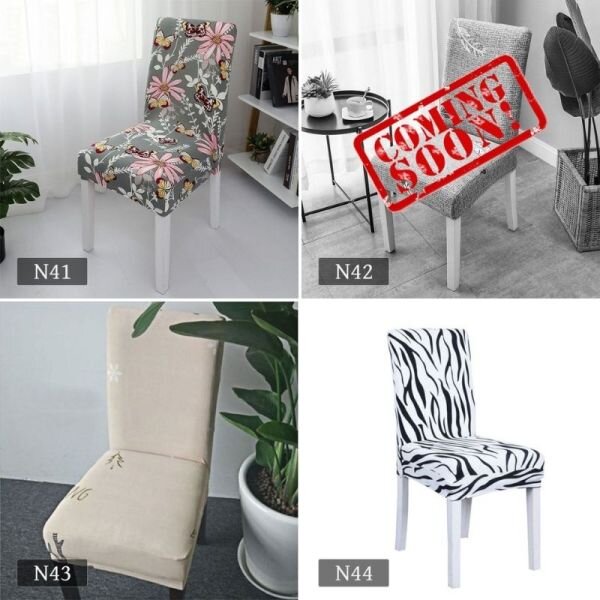 New Style - Rastezljive navlake za stolce u dezenima