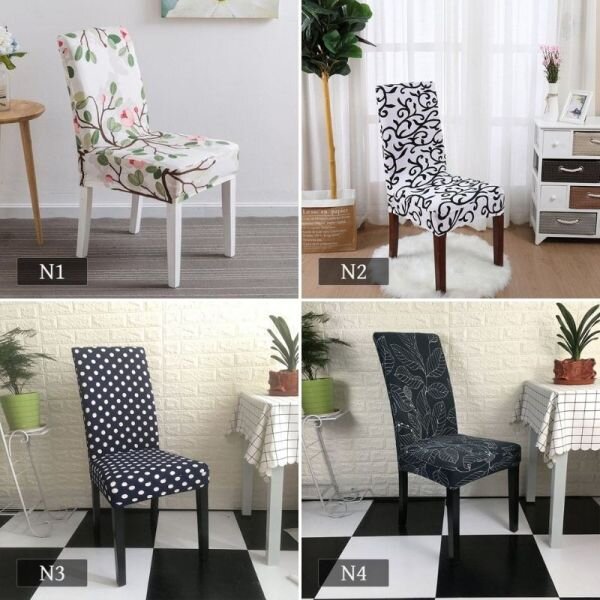 New Style - Rastezljive navlake za stolce u dezenima