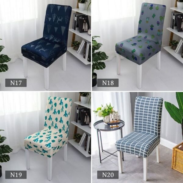 New Style - Rastezljive navlake za stolce u dezenima