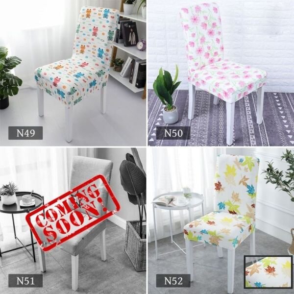 New Style - Rastezljive navlake za stolce u dezenima