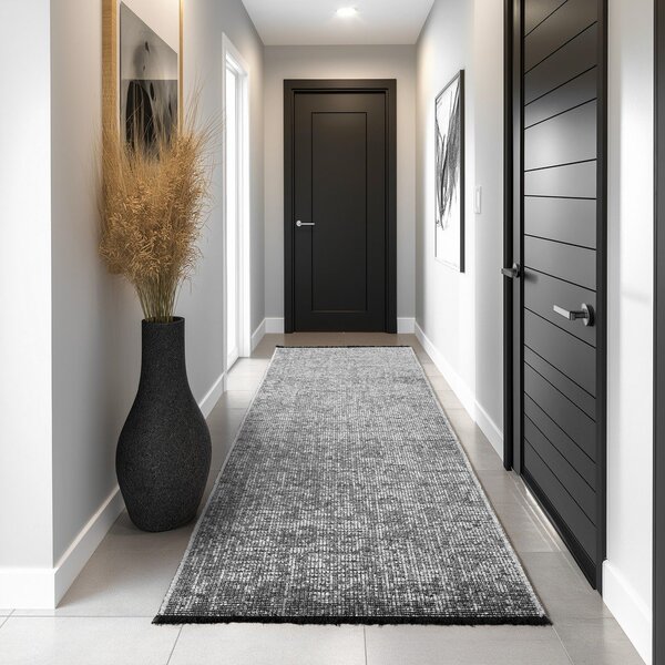 Tamno siva periva staza 80x250 cm Space 1900 – Ayyildiz Carpets