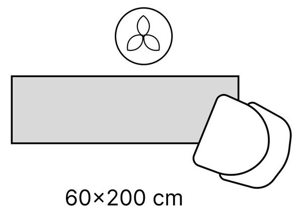 Crvena obostrana/ručno rađena vunena staza 60x190 cm Kamal Kian – Nouristan