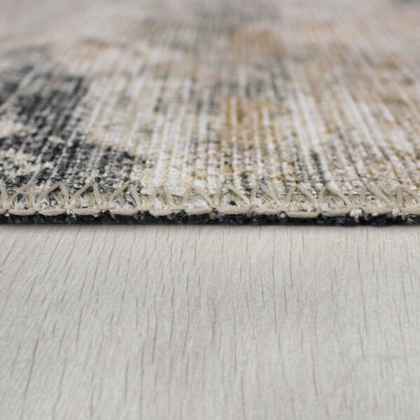 Sivo-bež periv tepih 152x230 cm Lila Abstract – Flair Rugs