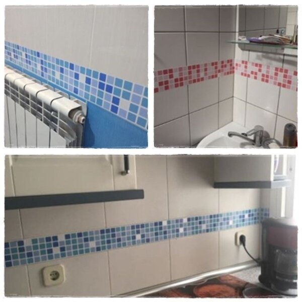 Samoljepljive naljepnice bordure za zidove 100cm