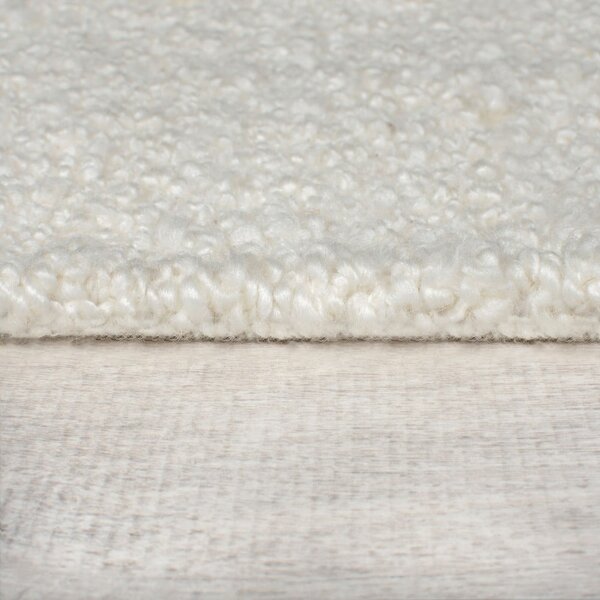 Krem ručno rađen tepih od mješavine vune 120x170 cm Astera Linear – Flair Rugs